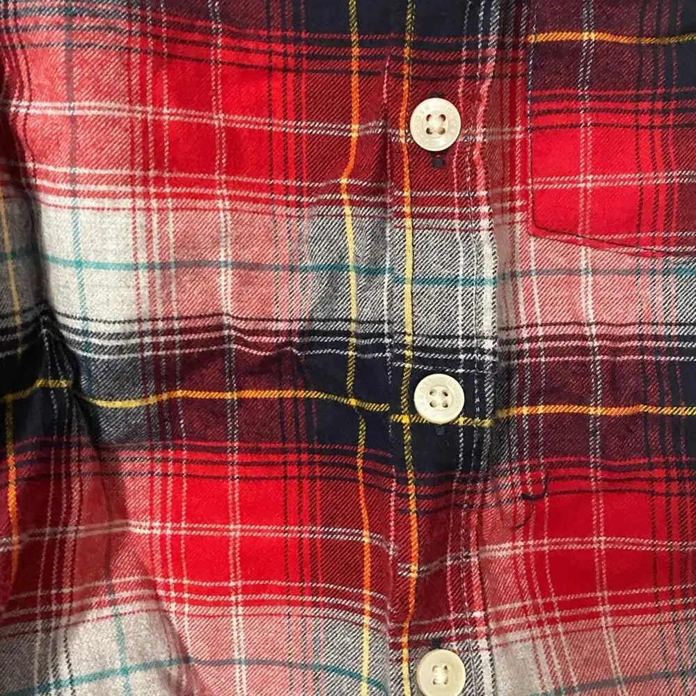 NWT Oshkosh plaid button down 4T